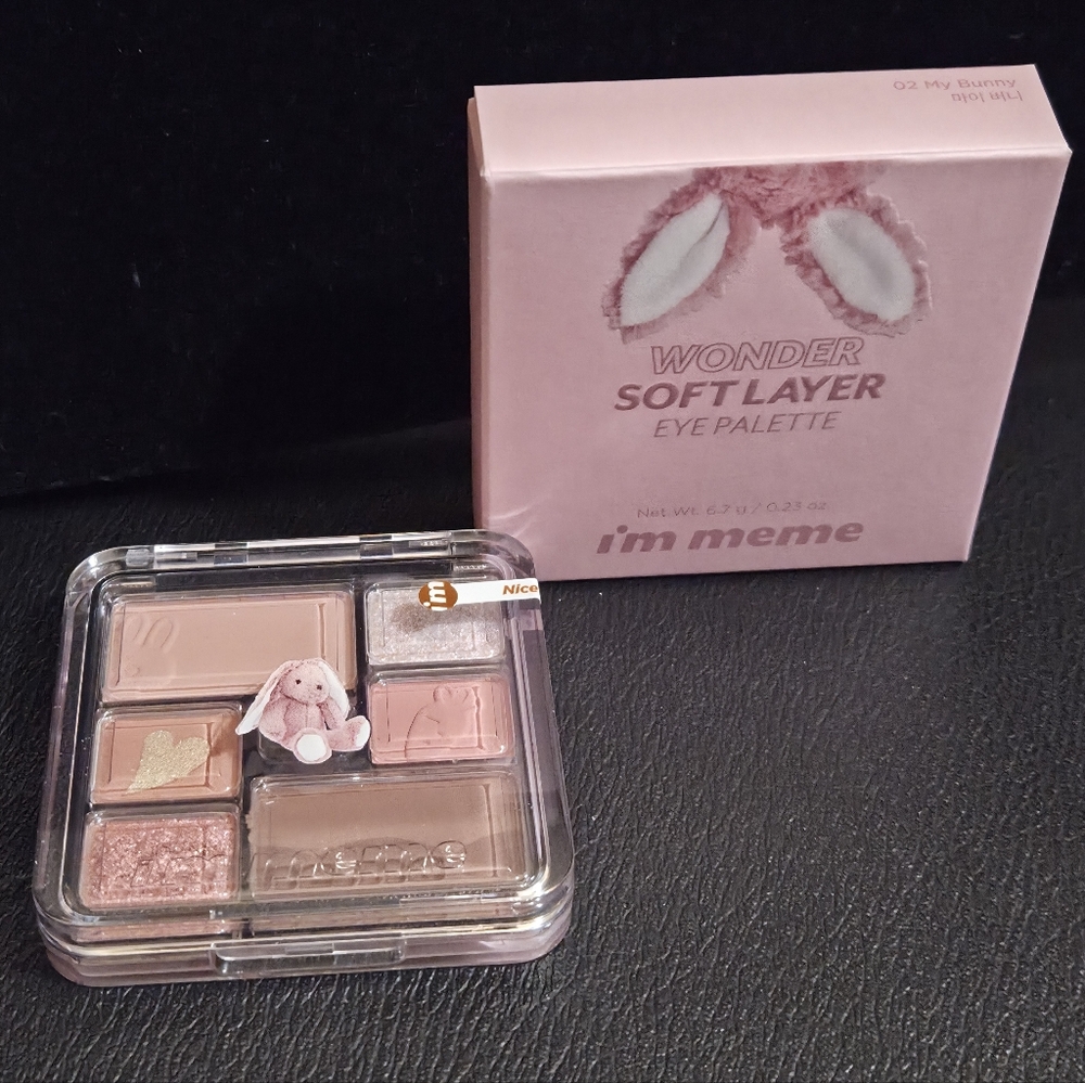 🔥S.Korean Beauty I'M MEME Wonder Soft Layer Eye Palette My Bunny